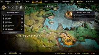 God of War - Iron Cove map