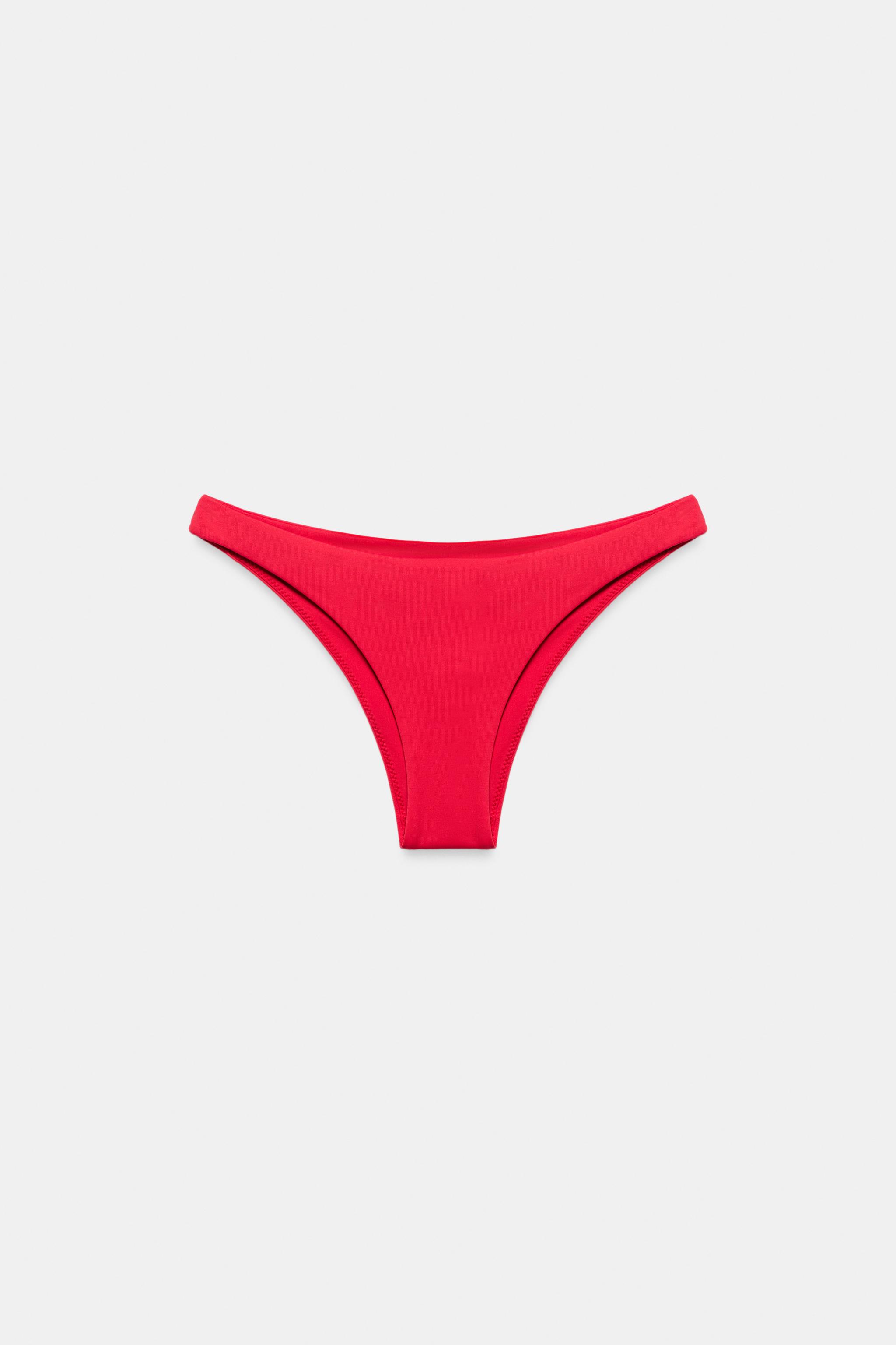 Basic Bikini Bottoms - Red - Xs