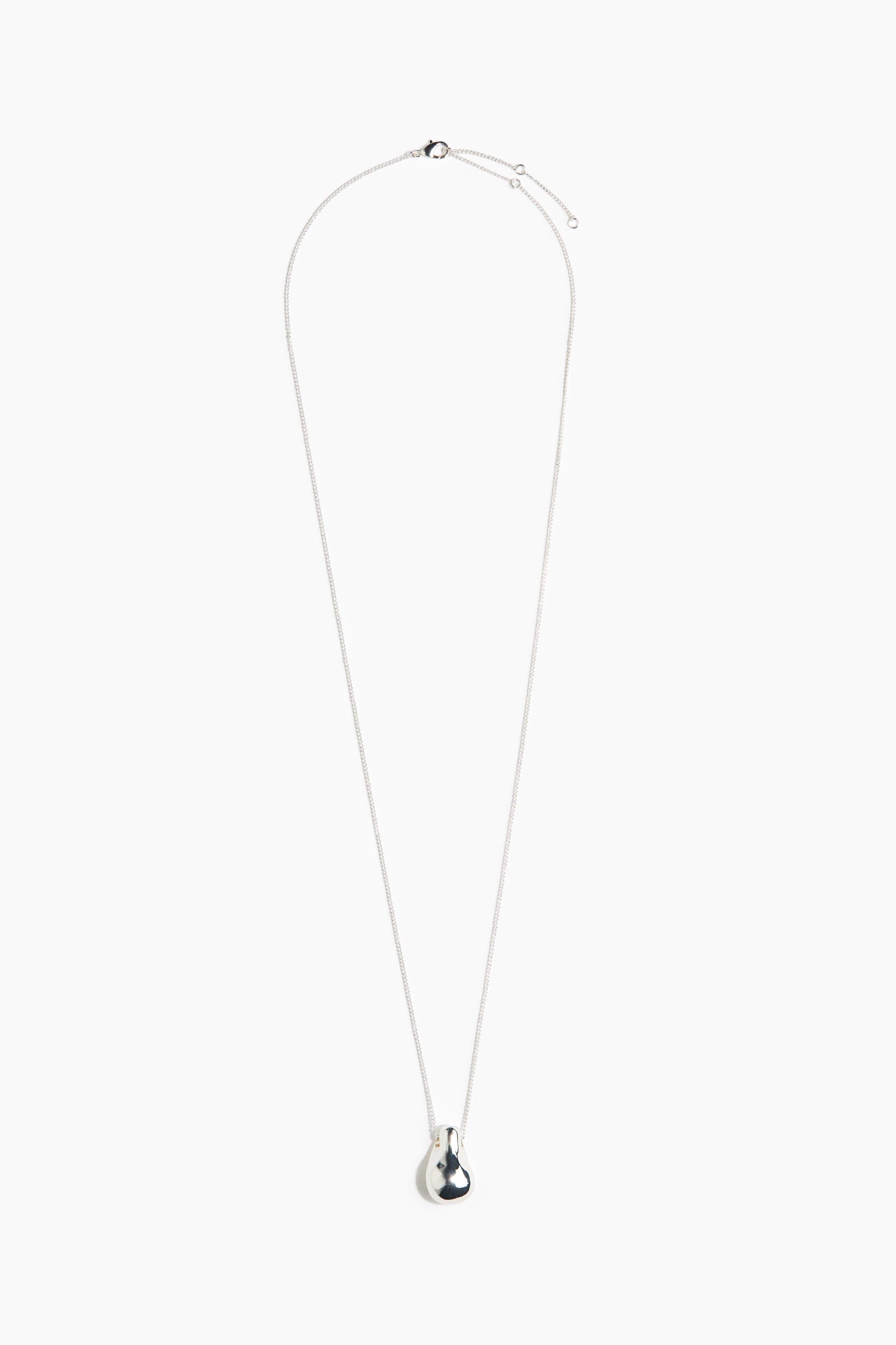 Pendant Necklace - Silver-Colored