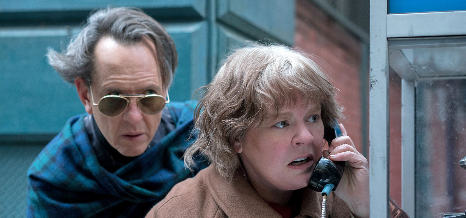 TV tonight Richard E Grant and Melissa McCarthy star