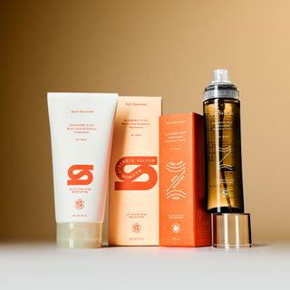 4 orange skin products lined up