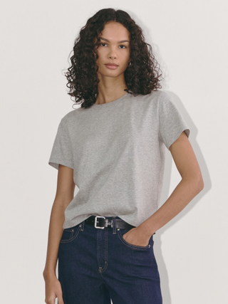 The Box-Cut Tee in Essential Cotton