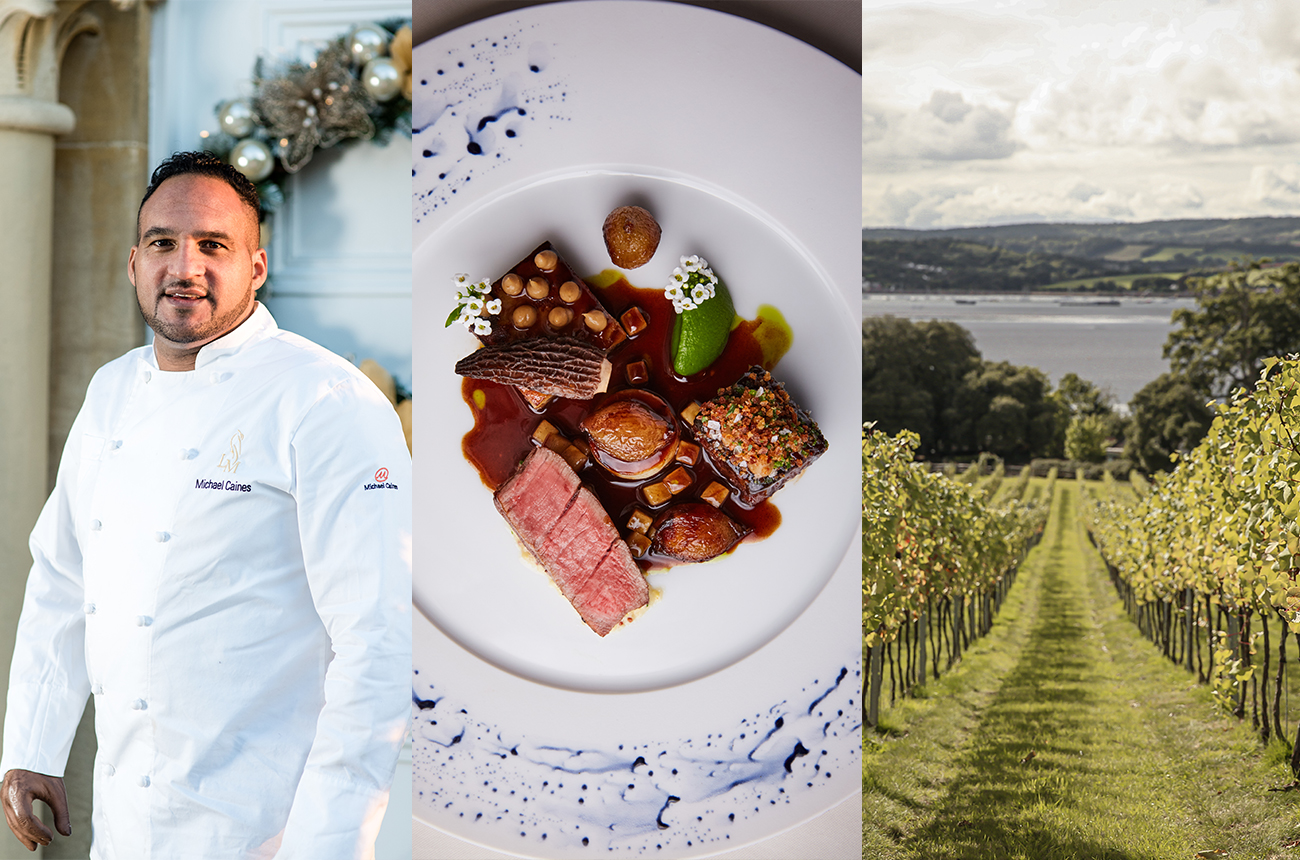 Michael Caines MBE at Lympstone Manor
