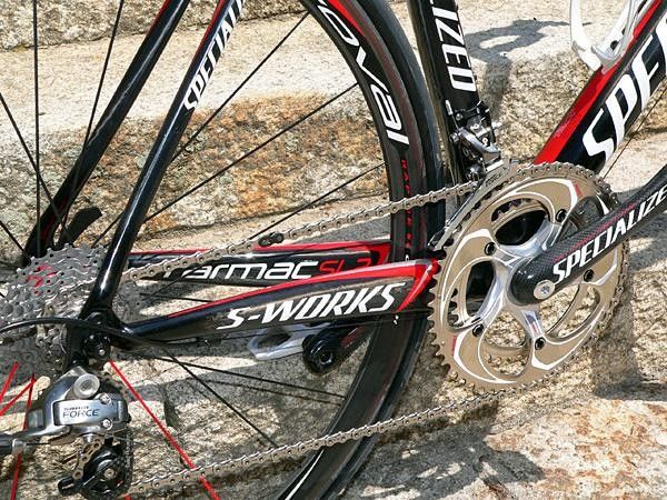 Seat stays are kept relatively small to help maintain comfort.