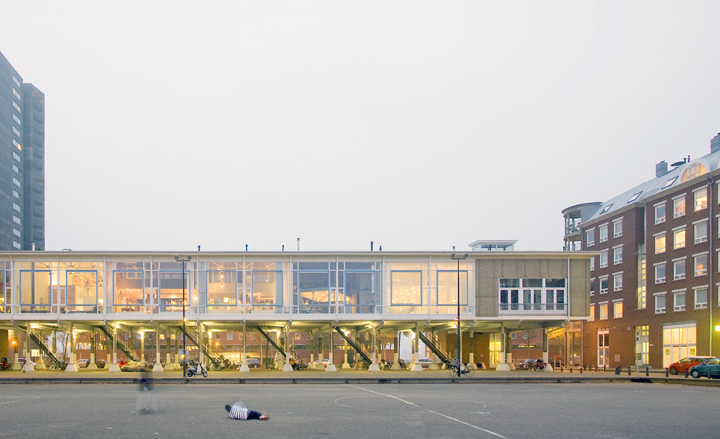 The KNSM Island in Amsterdam is an interesting mix of leftover dockland industrial units