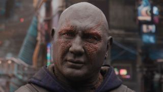 Drax in The Guardians of the Galaxy Holiday Special on Disney+