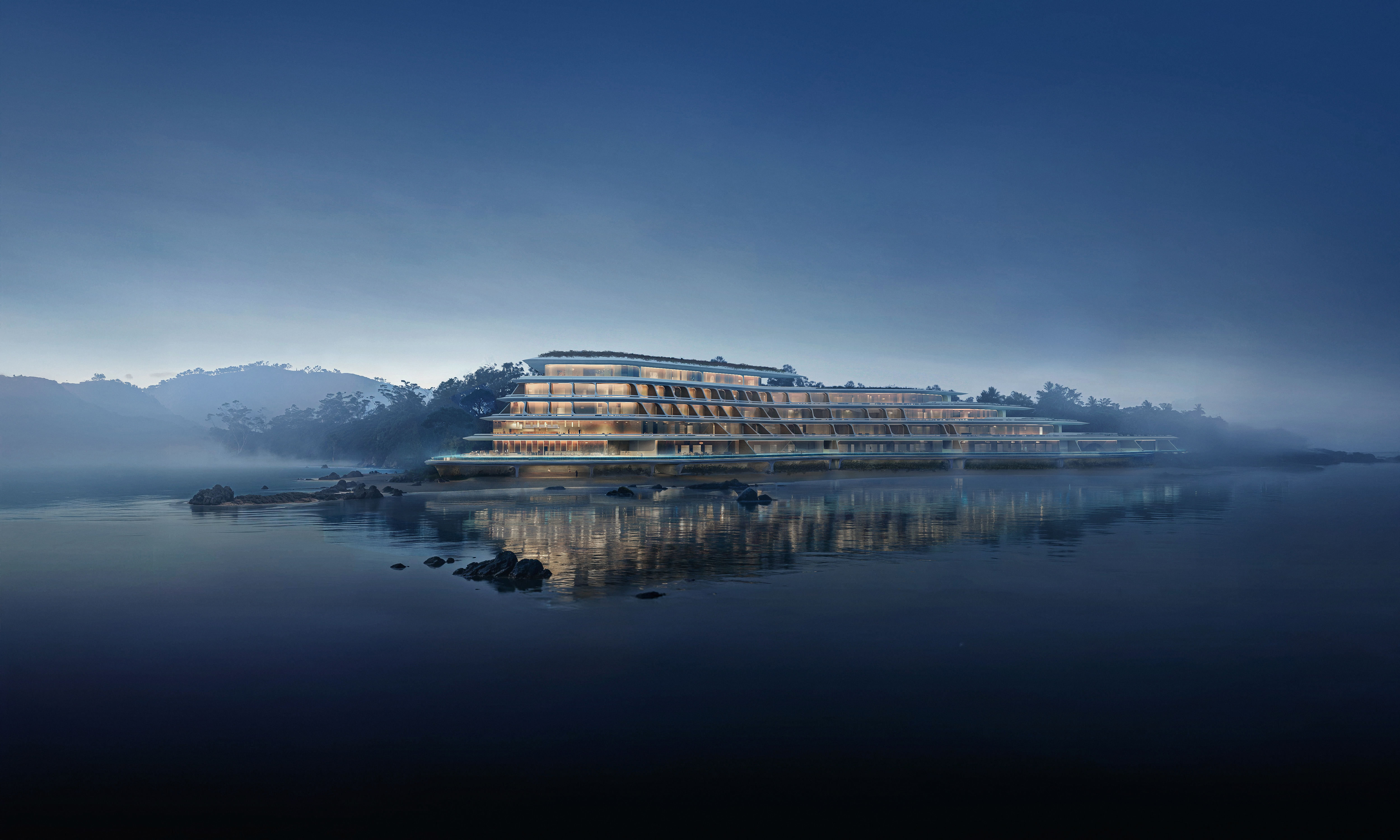 not a hotel okinawa designed by zaha hadid architects