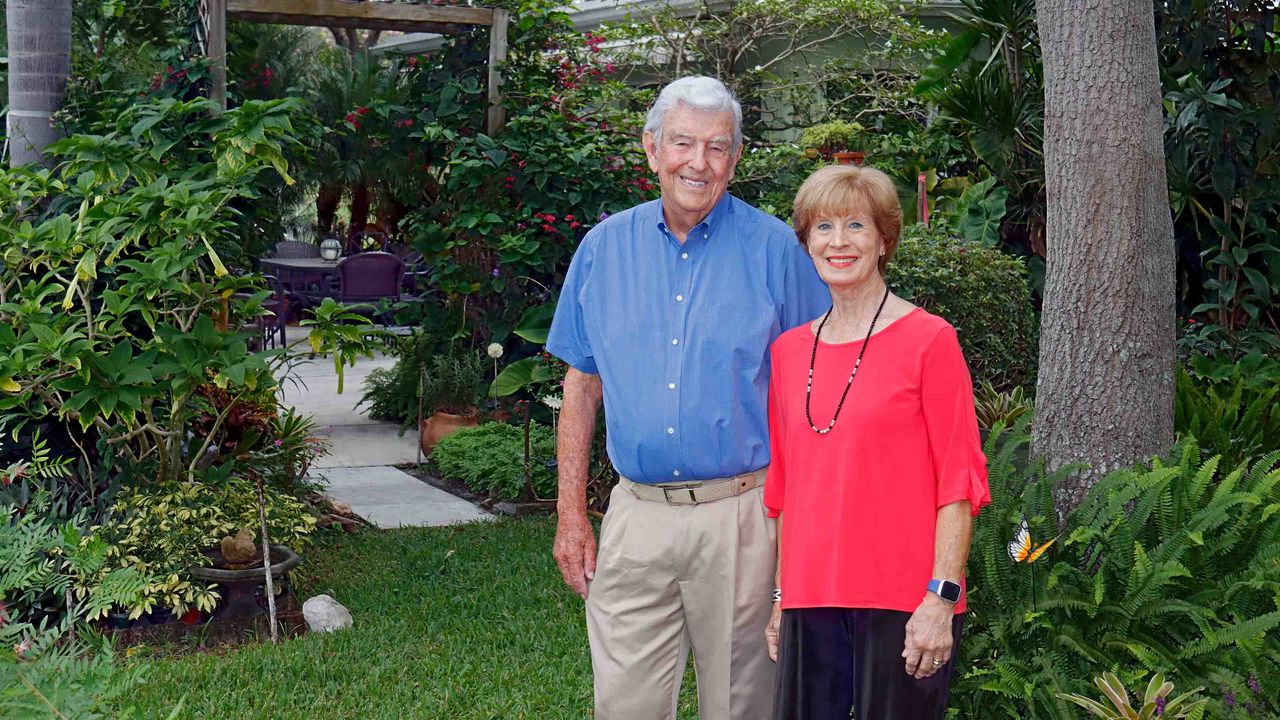 David and Jackie Bayer of Pompano Beach, Fla.