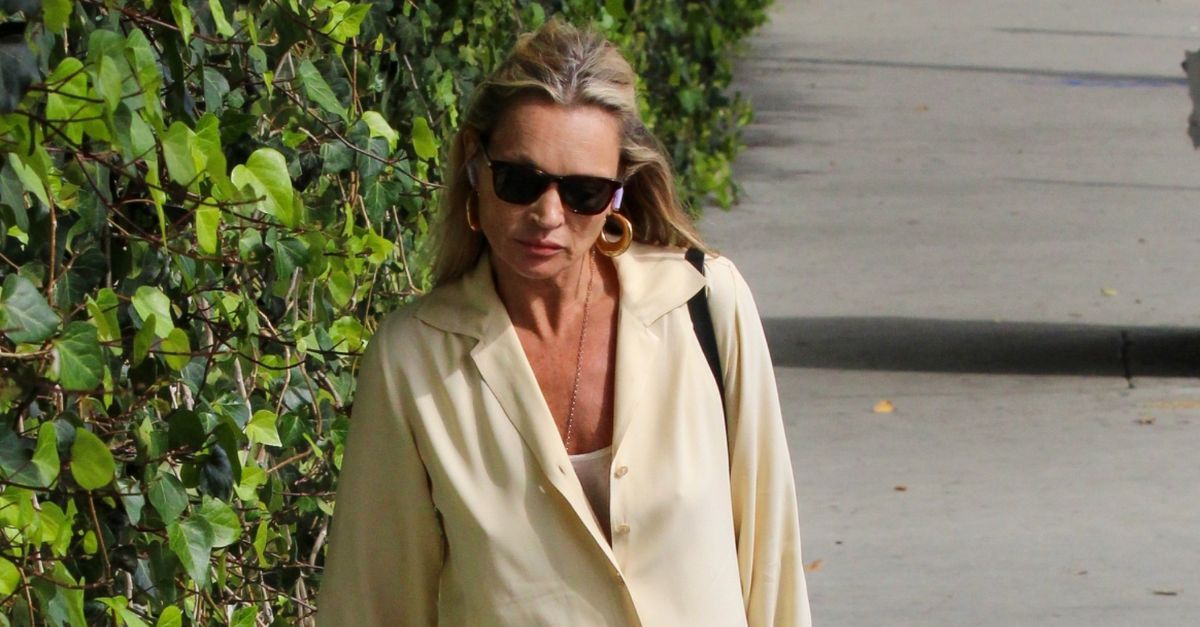 Kate Moss Simply Discovered the Boots Pattern That Makes Cuffed Denims Chicest