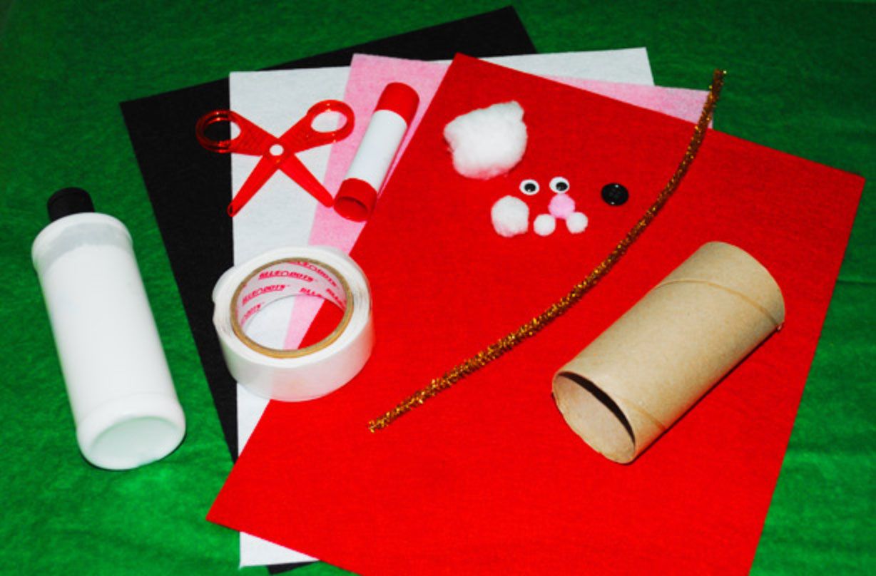 Santa Christmas craft how to make a toilet roll Santa GoodtoKnow