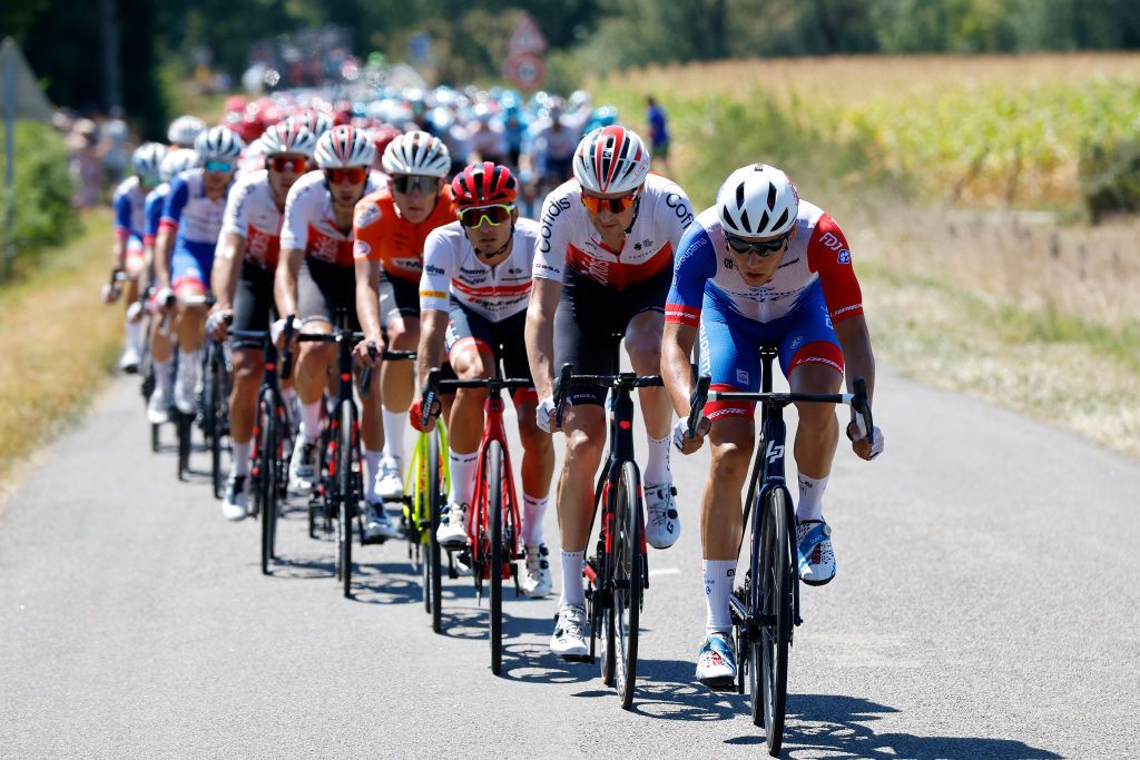 The Tour de l'Ain peloton