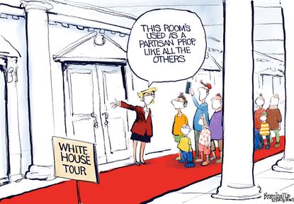 Political Cartoon U.S. Trump White House&nbsp;