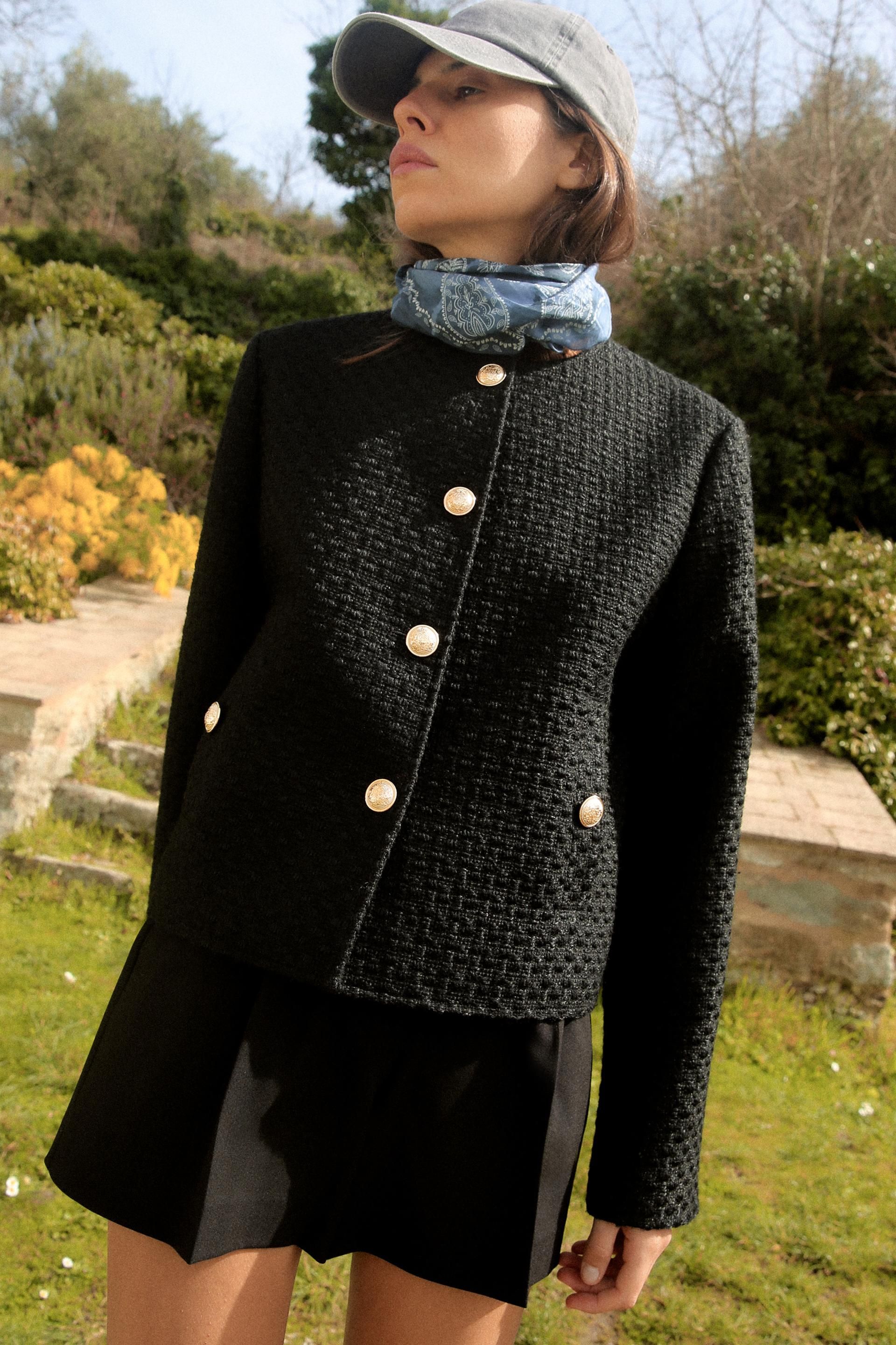 Short Textured Jacket