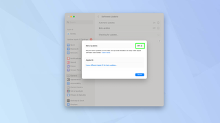 How to enable macOS beta updates