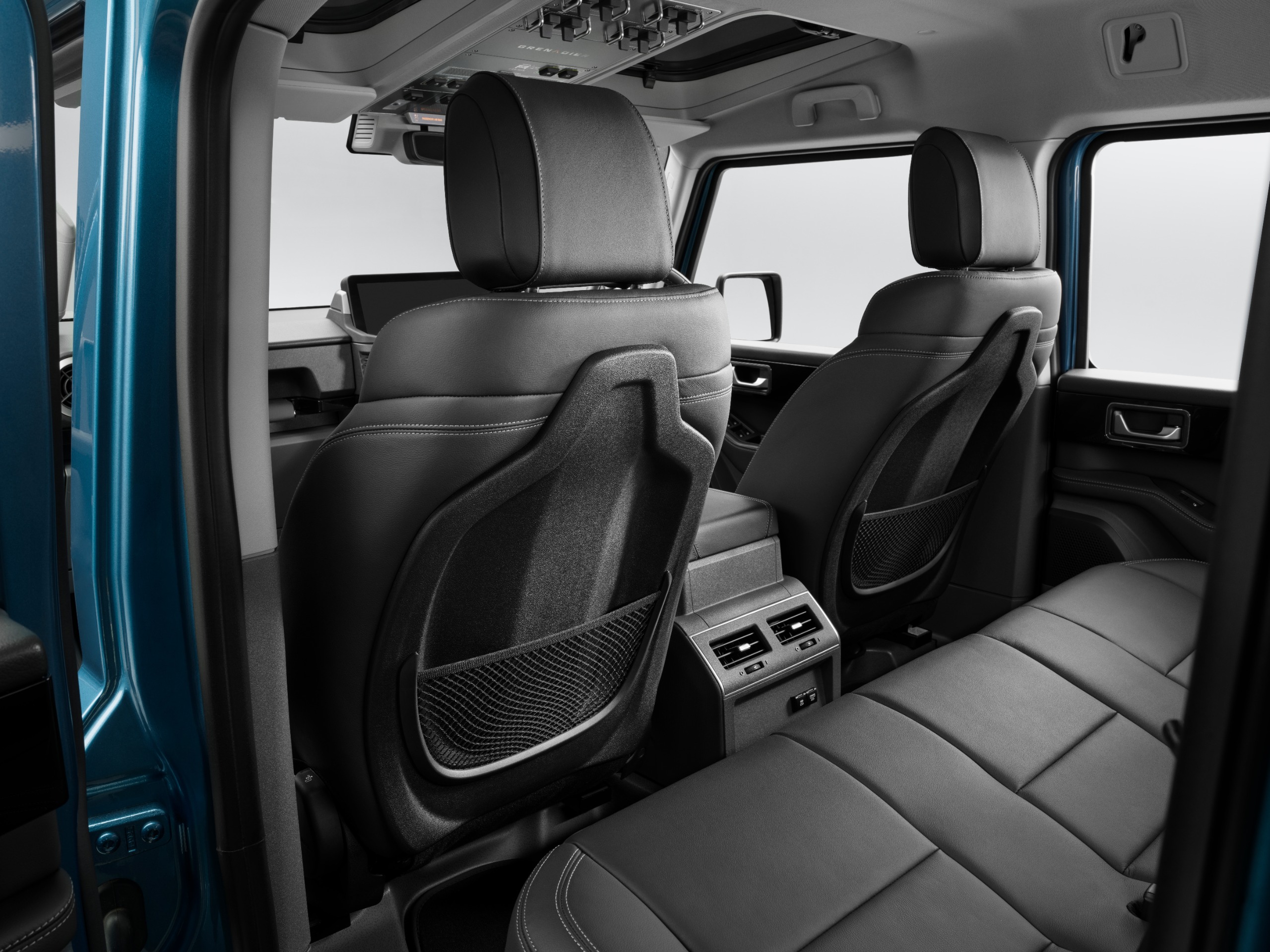 Rear cab seats, Ineos Quartermaster