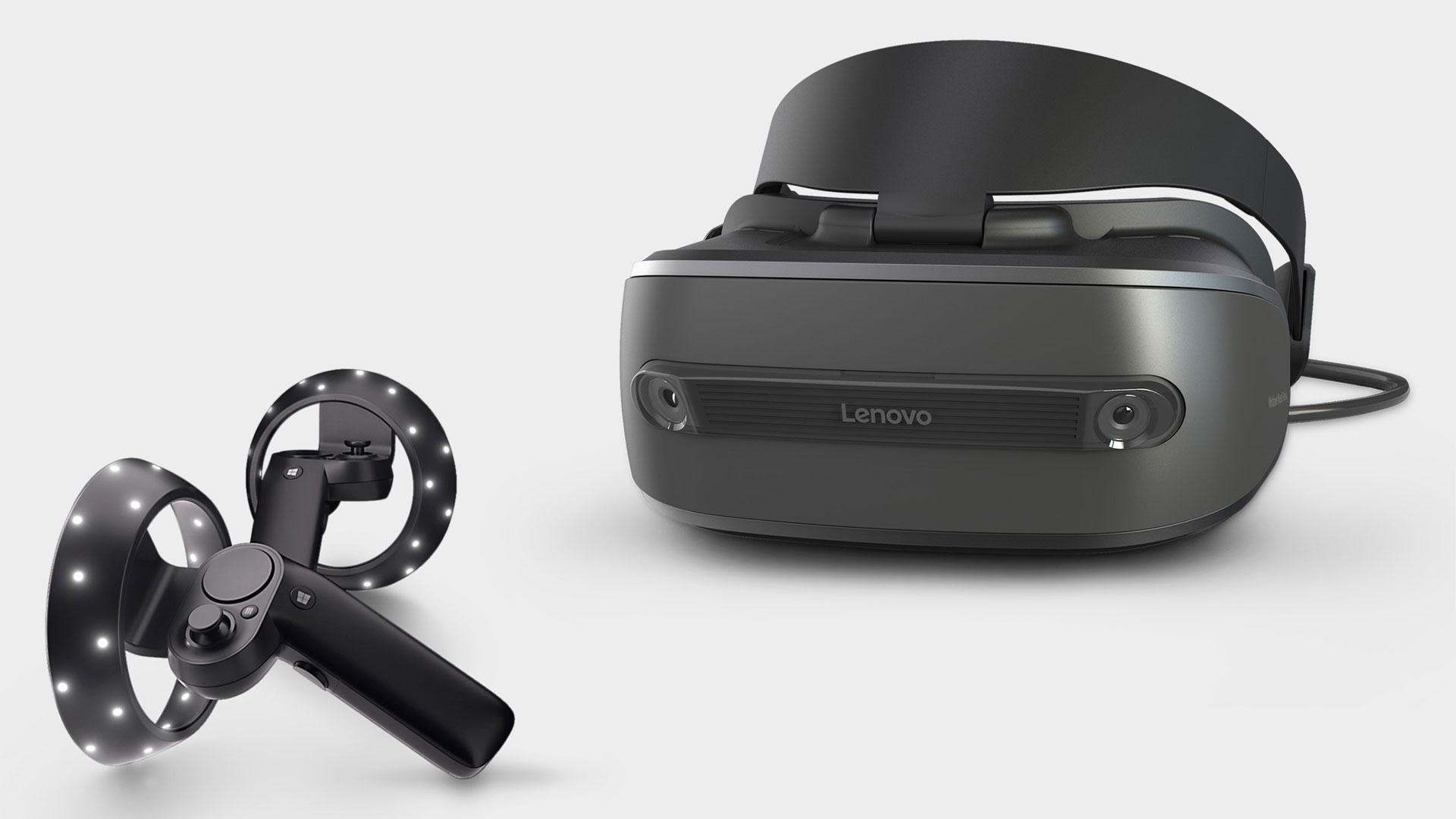 Lenovo explorer windows mixed reality VR headset & controllers ...