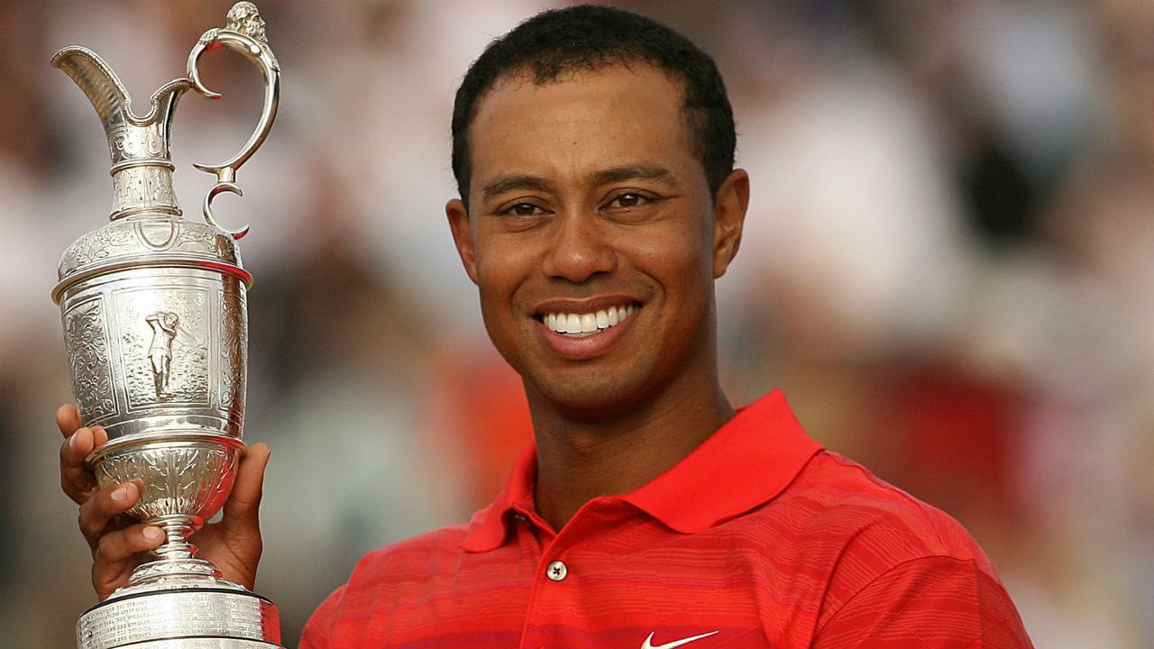 Tiger Woods The Open golf Carnoustie Scotland