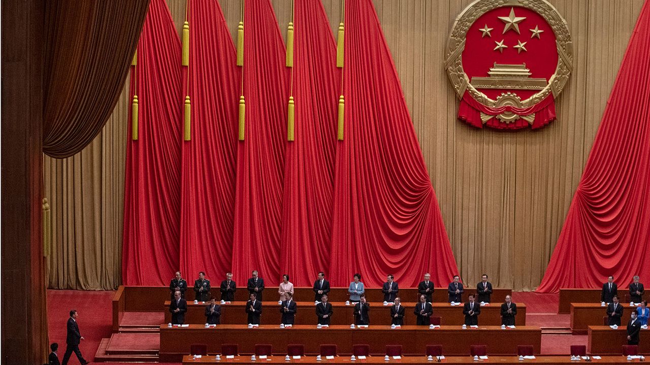 Xi Jinping arrives for a ceremony in Beijing