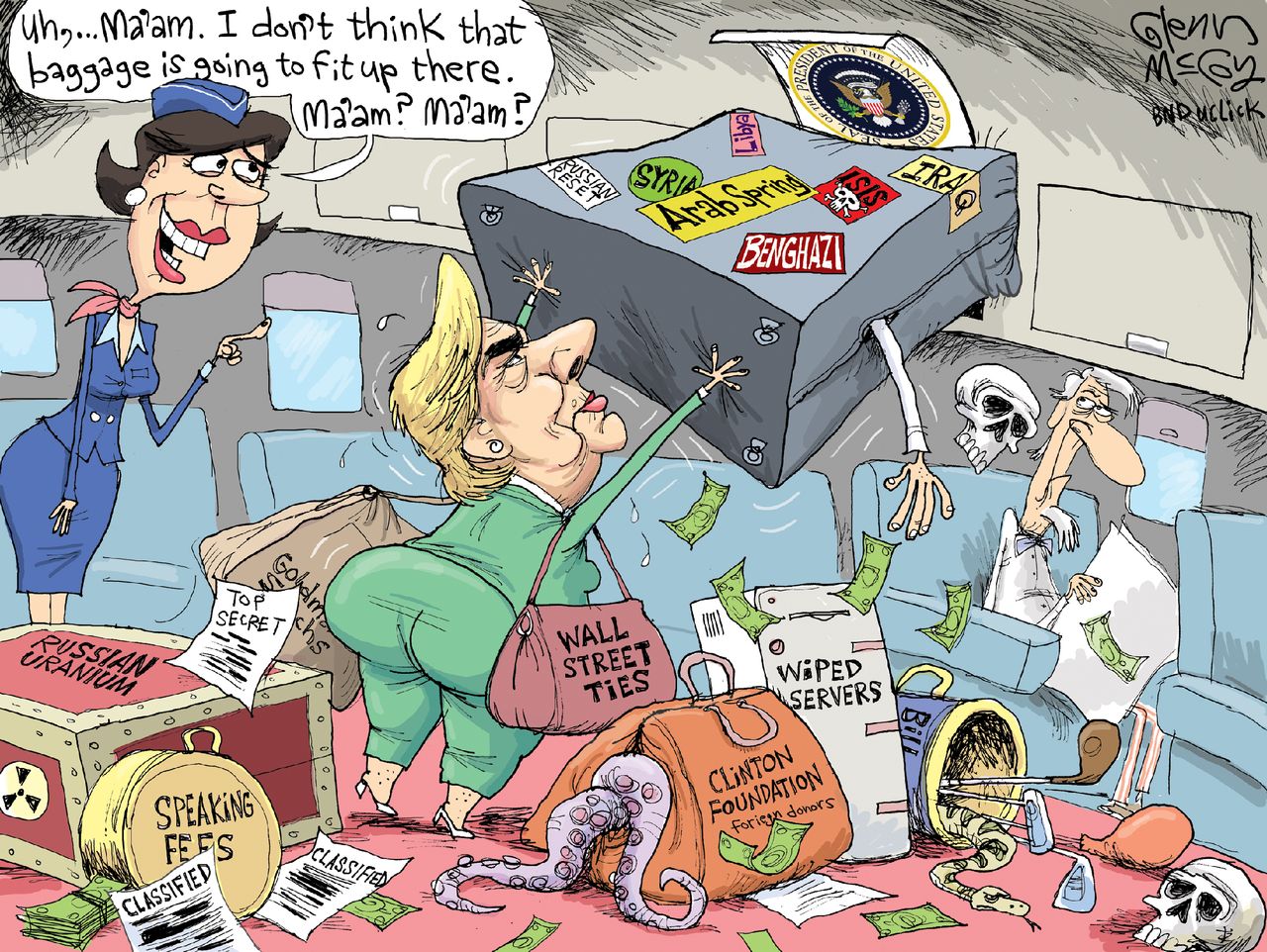 Political Cartoon U.S. GOP 2016