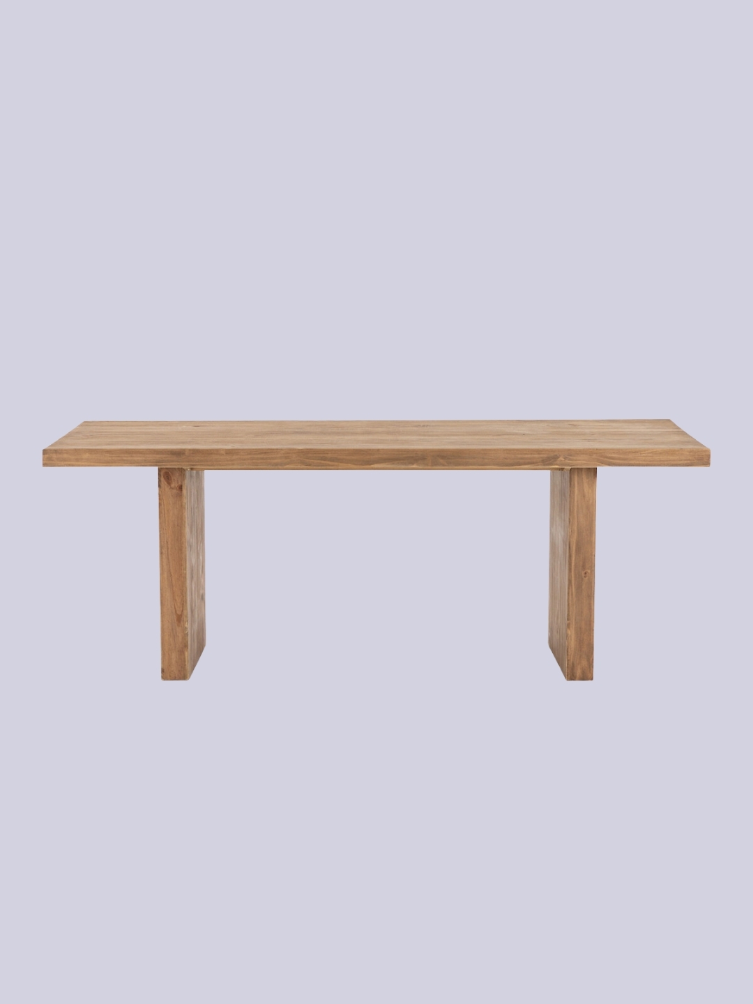 LA REDOUTE , Malio Rectangular 6-8 Seater Dining Table in Solid Pine