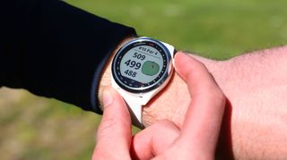 Garmin Approach S42 GPS Watch on wrist