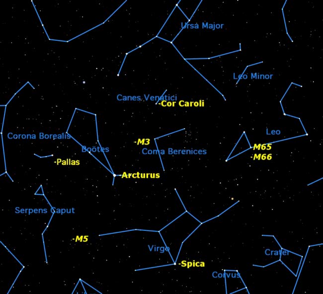 Huge Asteroid Pallas Visible From Earth