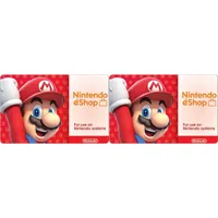 Nintendo eShop 2x $50 gift cards