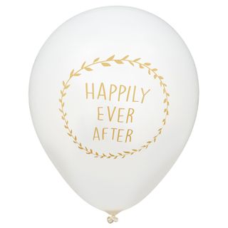 white balloon with quote