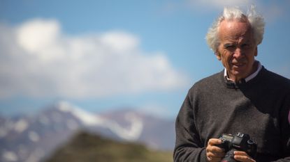 PATAGONIA NATIONAL PARK, CHILE - DECEMBER 7: Doug Tompkins, 72, co-founder of North Face and Esprit clothing brands holds his camera on December 7, 2014 in Patagonia National Park, Chile. Tompkins died on December 8, 2015 of hypothermia after a kayaking accident in the Patagonia National Park of southern Chile. (Photo by James Q Martin/Getty Images)