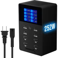 Sabrent AX-8PTC 252W USB-C Charging Station Sabrent AX-8PTC 252W USB-C Charging Station
