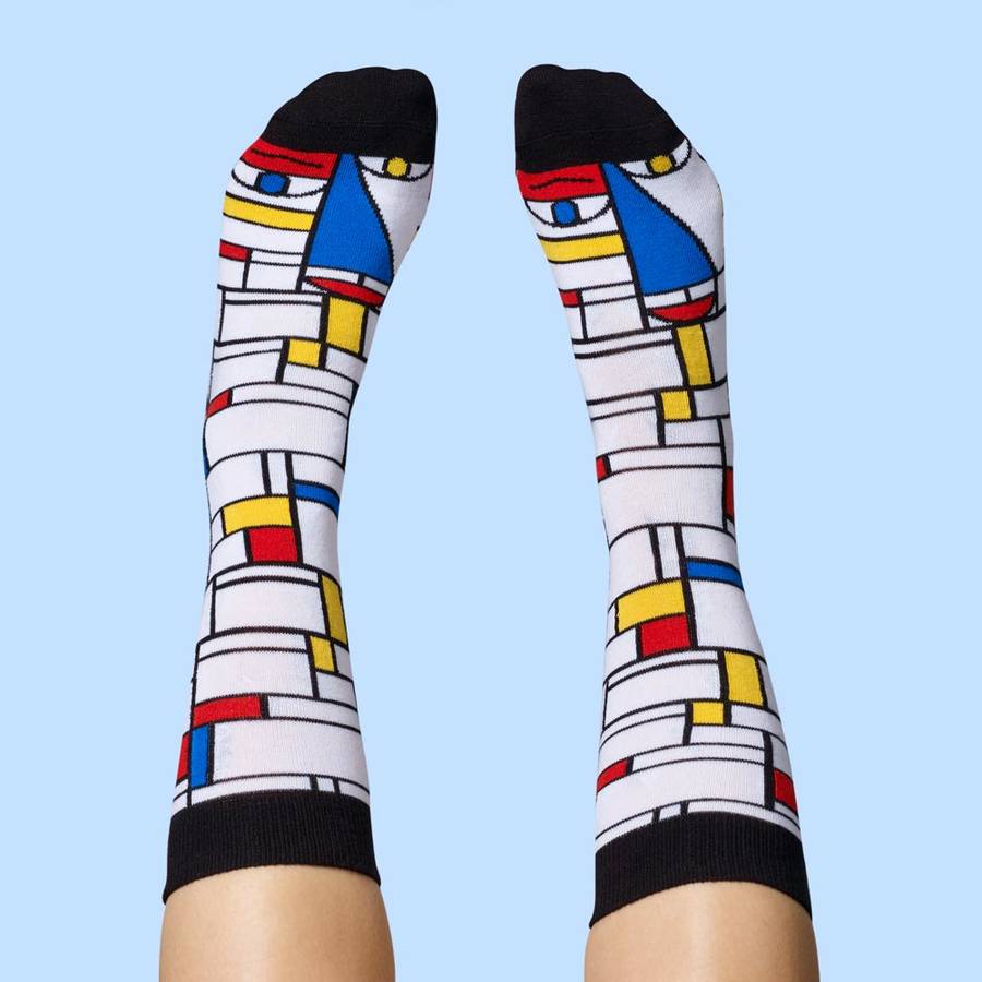 Feet Mondrian is part of Chattyfeet's puntastic range of socks