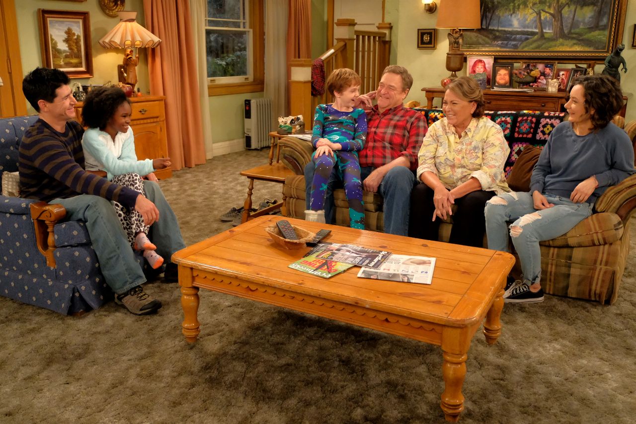 Cast members of Roseanne.