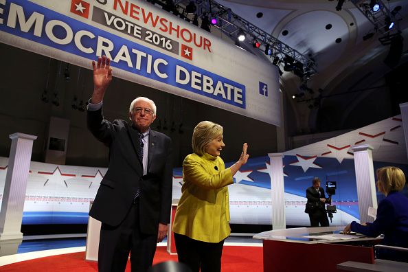 Bernie Sanders and Hillary Clinton.