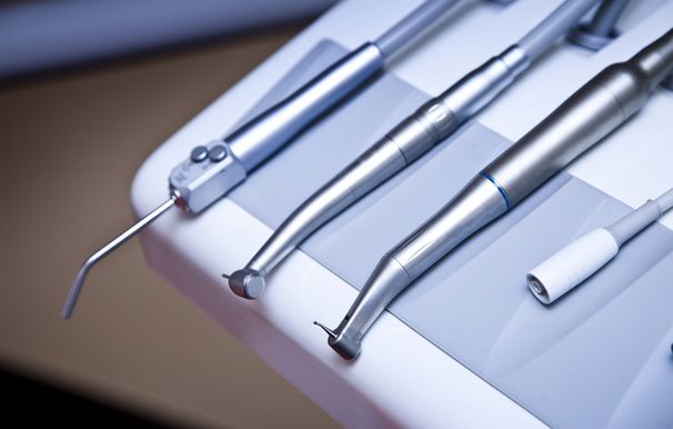 Stock photo of dental instruments