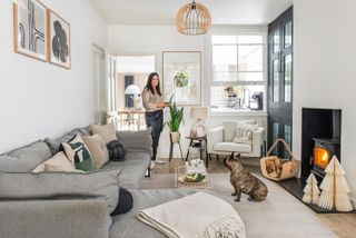 Decorating with Danish-designed pieces, natural materials and lots of tactile textures has put heart and soul into Katie and Russell’s stylish home