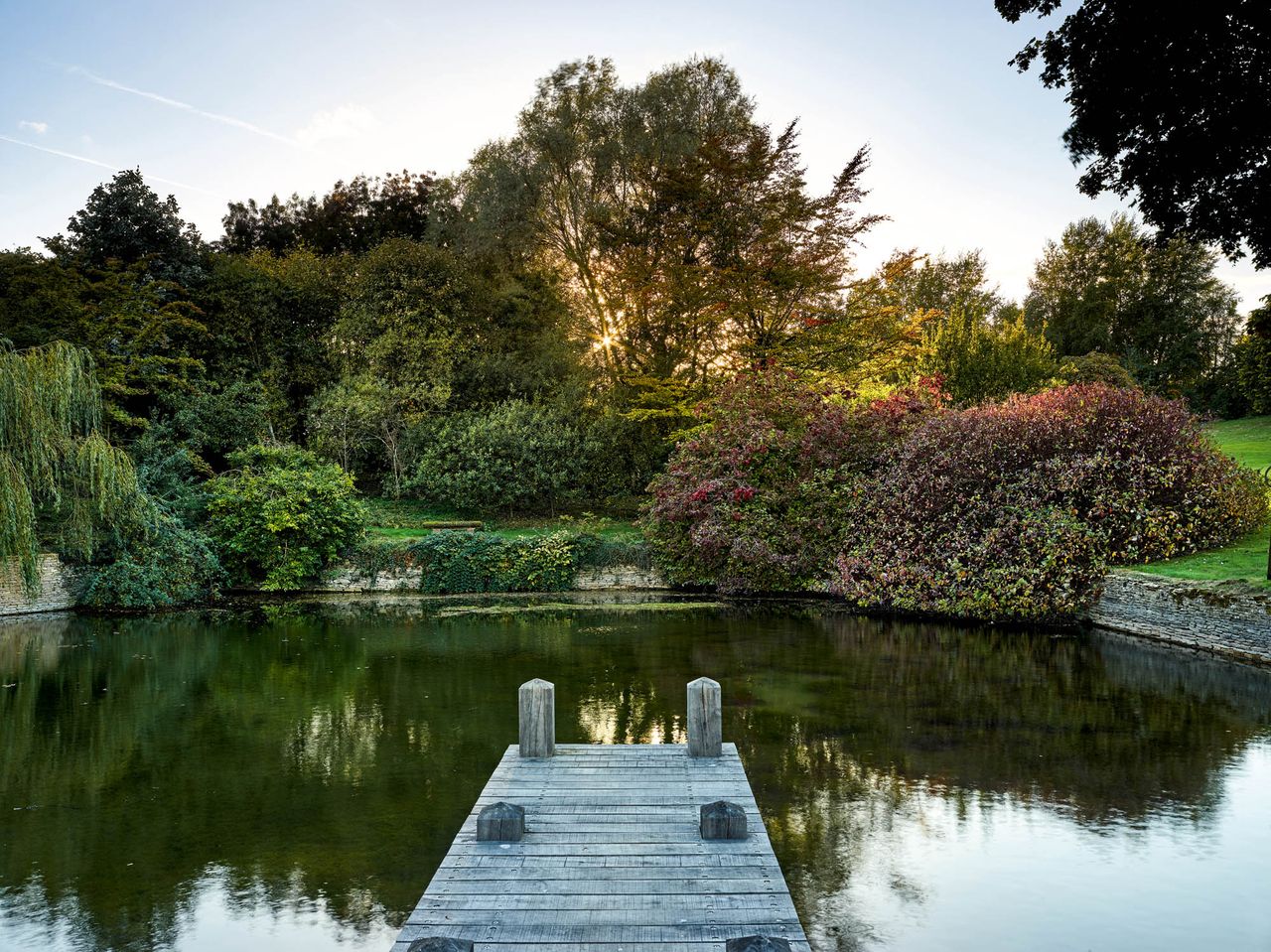 Further planting has been added behind the Victorian fish pool and to the woodland to the right. In all, 5,000 trees have been put in over the years, many replacing ash lost to dieback.