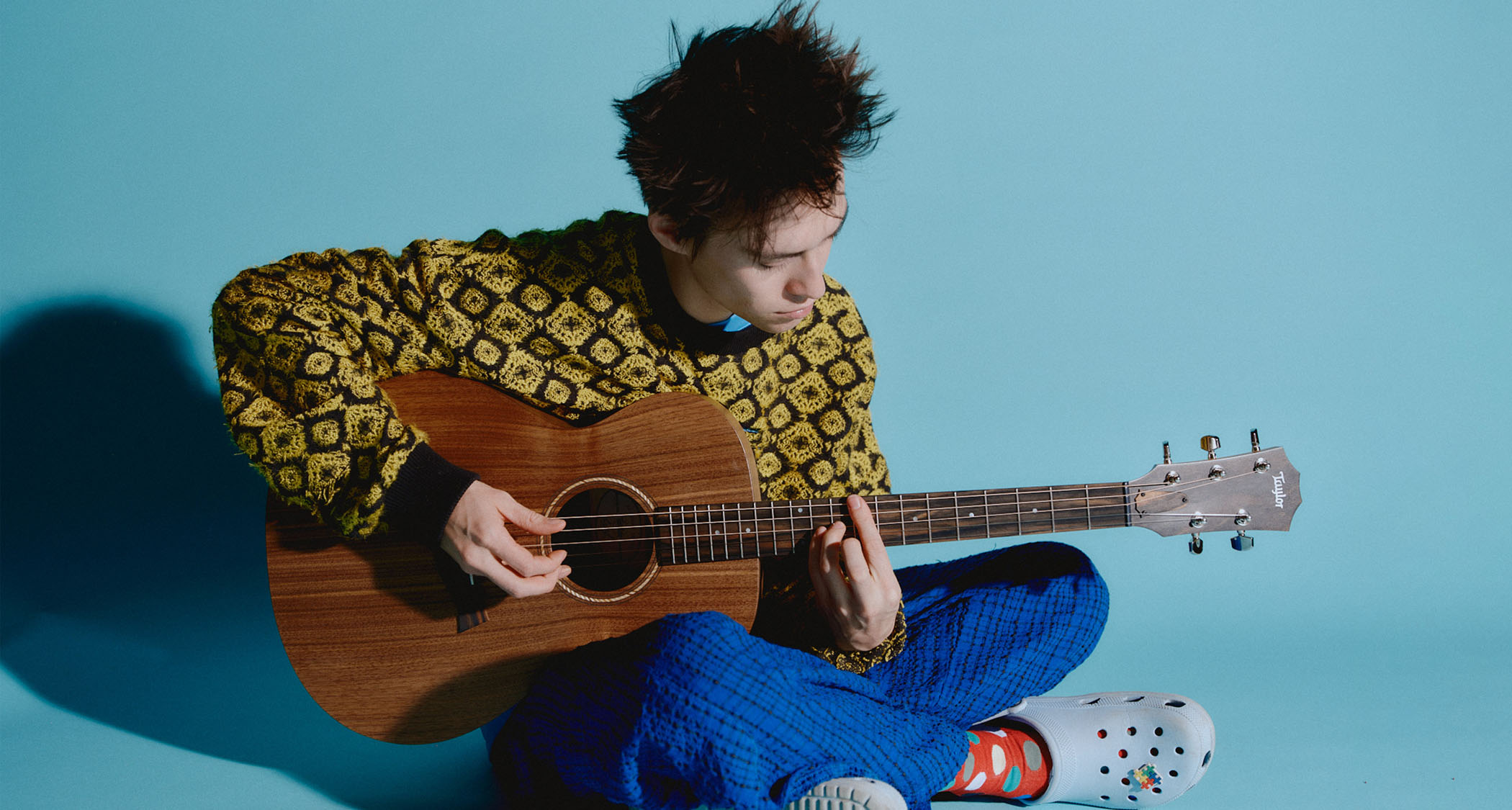 Taylor Jacob Collier Academy 22e: the new five-string presents Collier&#039;s innovative DAEAD tuning for all with a $999 acoustic with an impressive build.