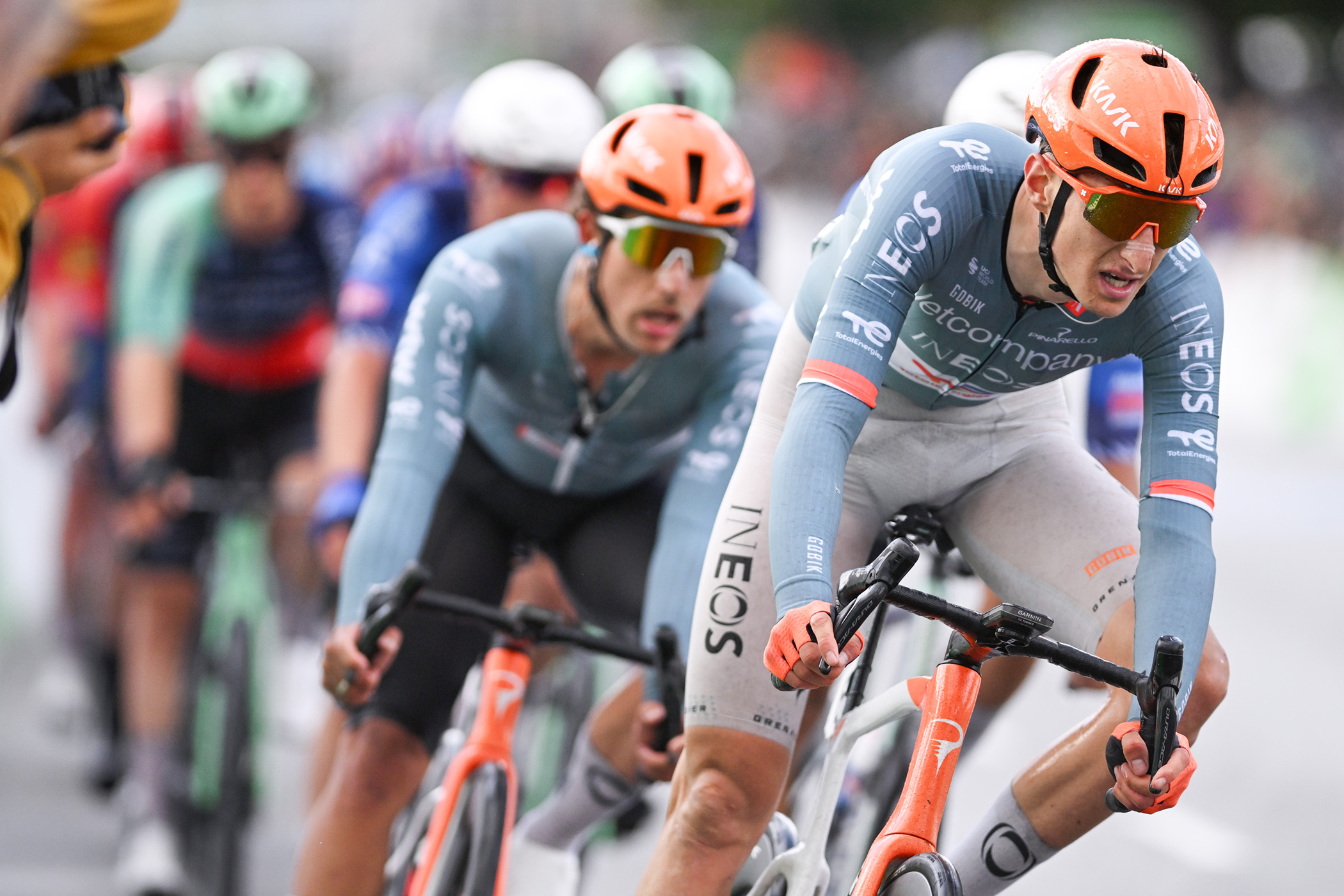 COPENHAGEN, DENMARK - JUNE 14: Ben Turner of Great Britain and Netcompany INEOS Cycling Team competes during the 2nd Copenhagen Sprint 2026 - Men's Elite a 228.2km one day race from Roskilde to Copenhagen / #UCIWT / on June 14, 2026 in Copenhagen, Denmark. (Photo by Luc Claessen/Getty Images)