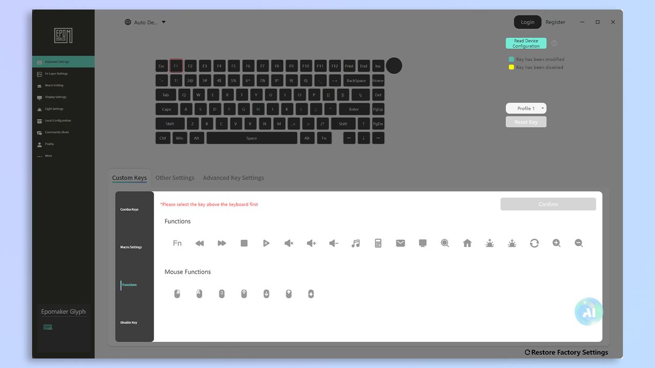 Epomaker Driver screenshots