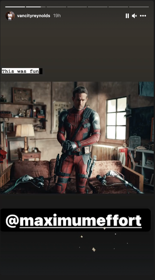 Ryan Reynolds celebrates Deadpool joining the MCU.