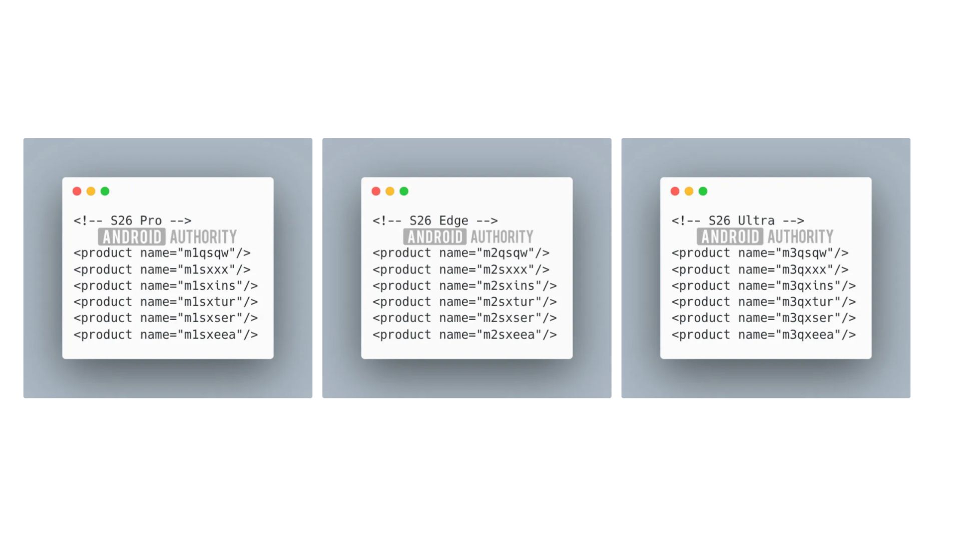 Galaxy S26 series shuffle