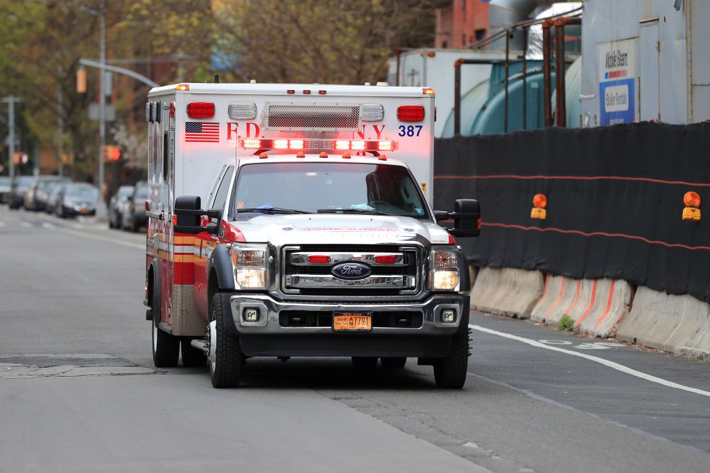 FDNY ambulance.