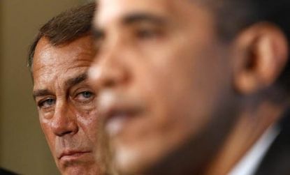 For the first time in history, the U.S. government's credit rating was docked, and some say House Speaker John Boehner and President Obama are to blame.