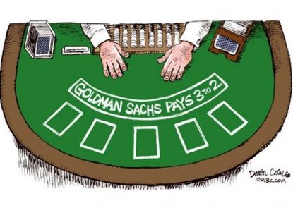 Goldman Sachs' slight of hand