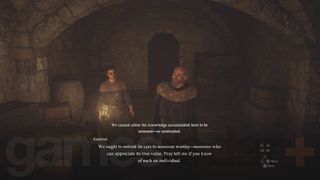 Dragon's Dogma 2 caged magistrate kendrick in gracious hand vaults
