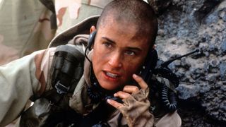 A still from the movie G.I. Jane