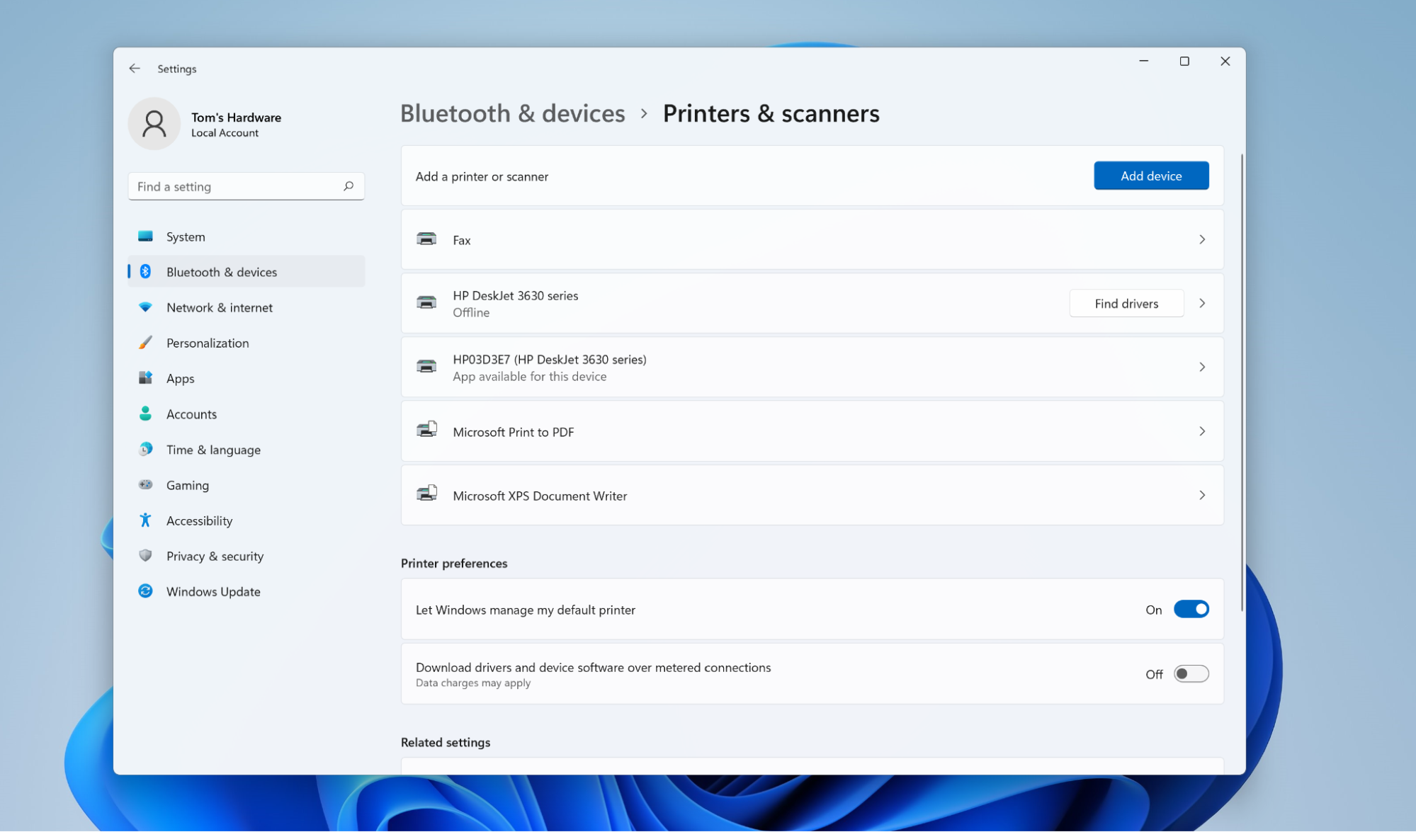 how do i manually add a network printer in windows 11