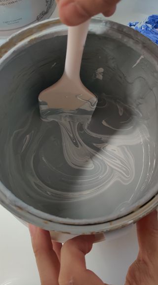 mixing paint
