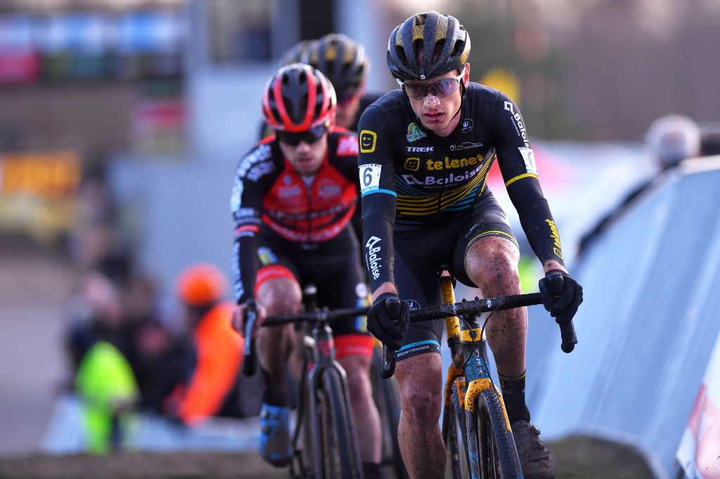 ZONHOVEN BELGIUM DECEMBER 08 Quinten Hermans of Belgium and Team Telenet Baloise Lions during the 24th Superprestige Zonhoven 2019 superprestige zonhoven TelenetSuperprestige on December 08 2019 in Zonhoven Belgium Photo by Luc ClaessenGetty Images