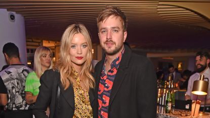 Laura Whitmore and Iain Stirling attend the 20th anniversary celebration of tailor and fashion designer Gresham Blake at the Hard Rock Hotel London